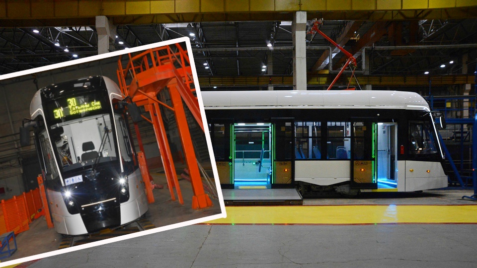 В Екатеринбурге презентовали рестайлинговую версию трамвая
