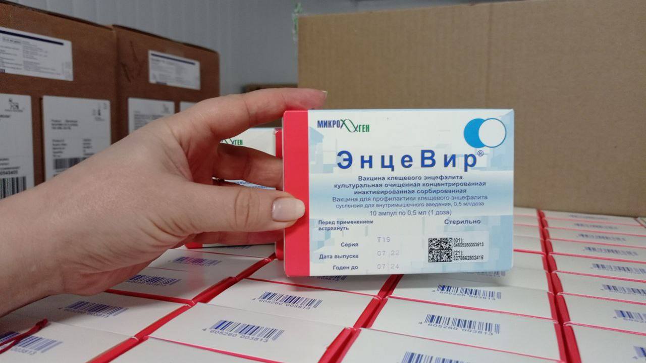Новая партия вакцины против клещевого энцефалита поступила в Свердловскую область