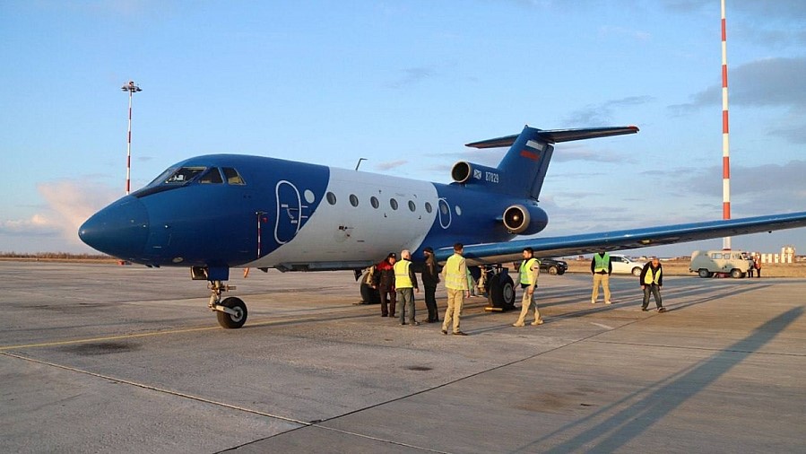Самолет Як-40 прилетел в Якутию для искусственного вызова осадков