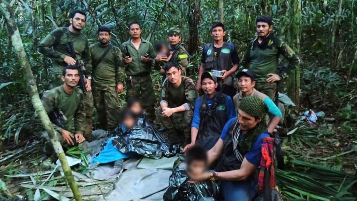 В Колумбии нашли детей, выживших спустя 40 дней после авиакатастрофы