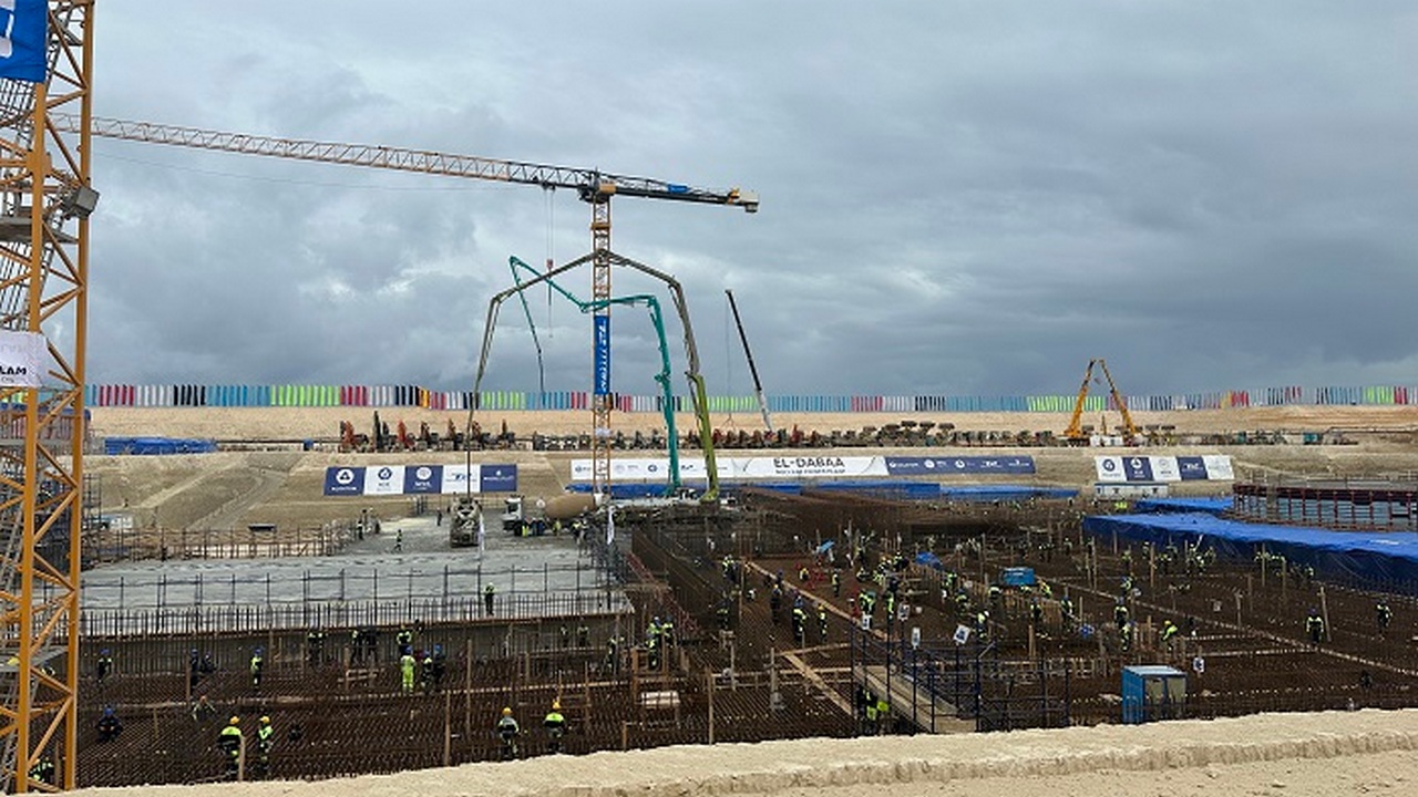 В Египте началось основное строительство четвертого энергоблока АЭС