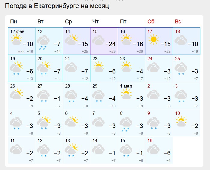 В Свердловской области синоптики пообещали резкие перепады температур